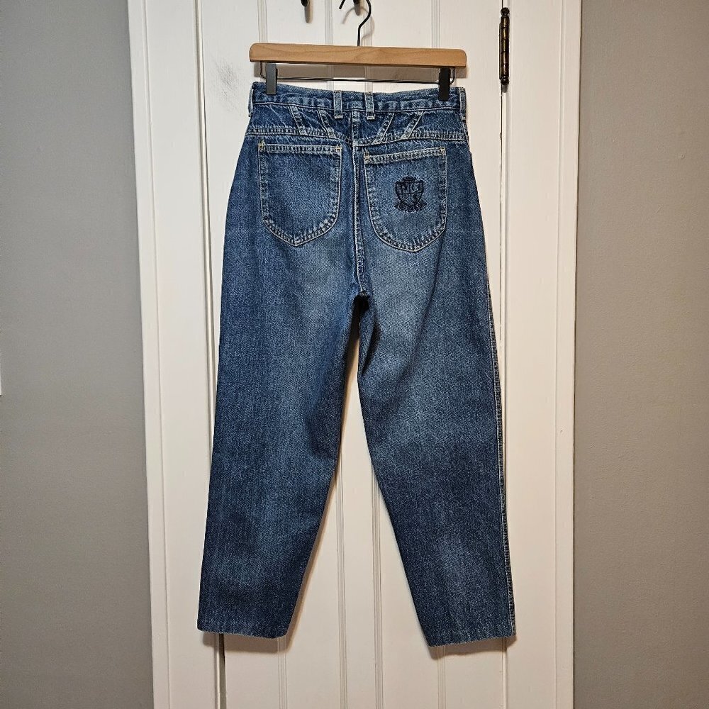 Vintage Gitano Embroidered Tapered Mom Jeans